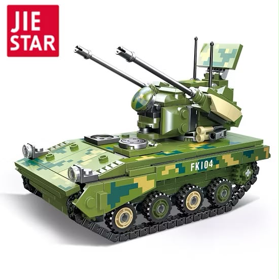 JIE STAR TANK ASSEMBLING BRICK BLOCKS 358PCS