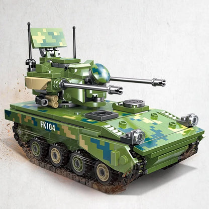JIE STAR TANK ASSEMBLING BRICK BLOCKS 358PCS