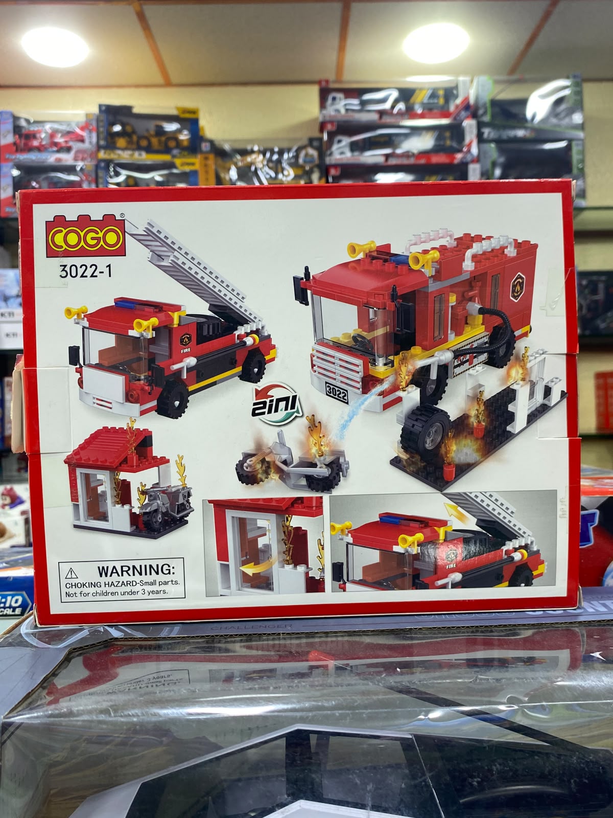 FIRE & RESCUE 2IN1 184PCS BLOCKS