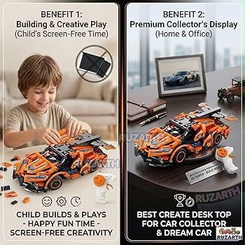BRICK BLOCKS 319PCS ASSEMBLING CAR R/C
